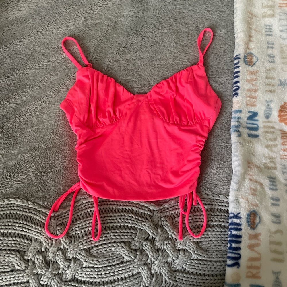 Princess Polly Hot Pink Nobu Going out Top